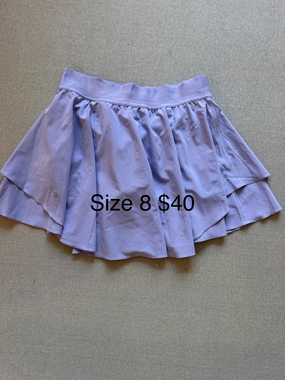 lululemon athletica Lavender Flared Tiered Skirt